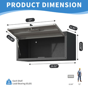 Heavy Duty Metal Wall Mounted Tool Storage Cabinet