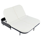 TREXM Outdoor Daybed with Adjustable Backrest