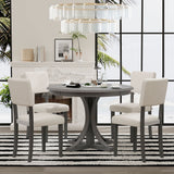 Isla Graceful Pedestal Dining Set for Four