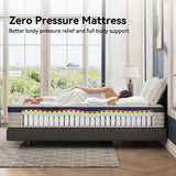 Gel memory foam mattress, double bed, roll pack boxed