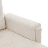 The Ashely Reversible Chenille Sectional Sofa with USB Charging Ports and Convertible Ottoman