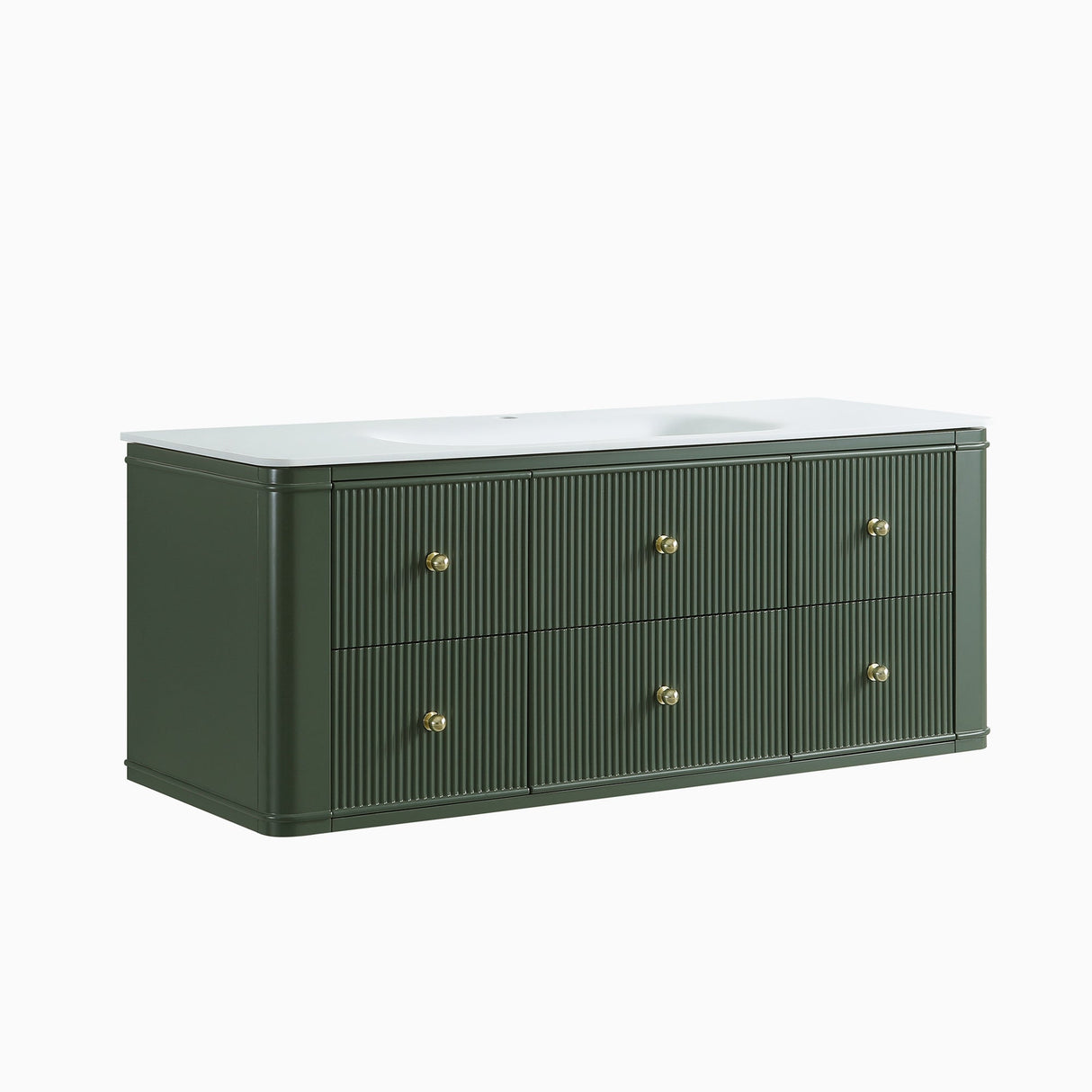 48" Wall Mounted & Floating Single Bathroom Vanity