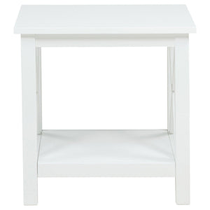 Skyview 2-piece Rectangular Lift Top Coffee Table Set White