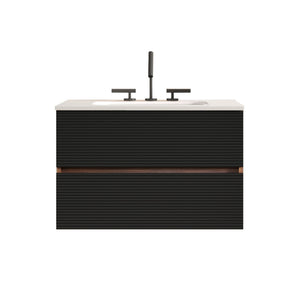 Gloria 30" Wall Mounted Soft Bathroom Vanity