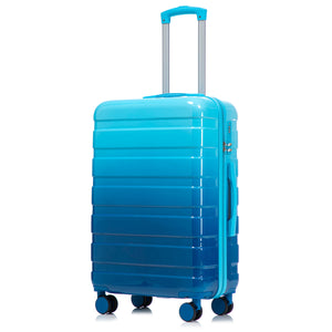 3-Piece PC Spinner Wheel Luggage Set with Gradient Color