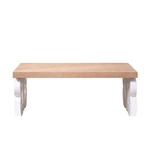Ornate Scroll Base Coffee Table