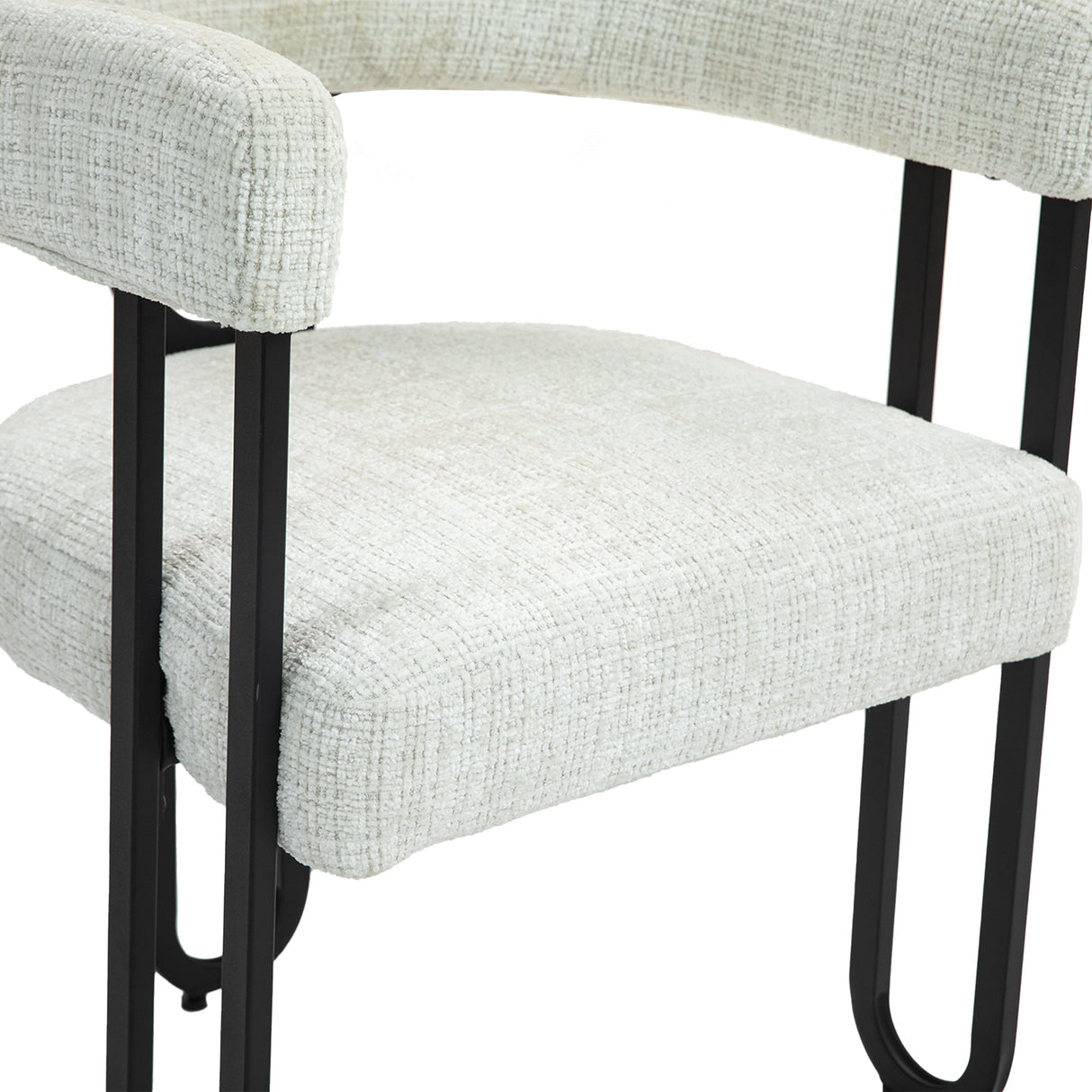 House hold contemporary designed upholstered accent/dining chair/barrel side chairs set of 2