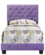 Glory furniture suffolk g1402-tb-up twin bed , purple