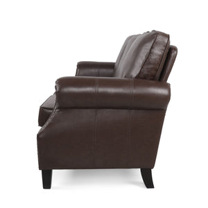 Contemporary 3 Seater Sofa With Nailhead Trim