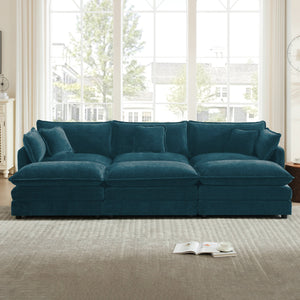 Comfortable Deep Seat Reversible Modular 3 Seater Sectional Sofa