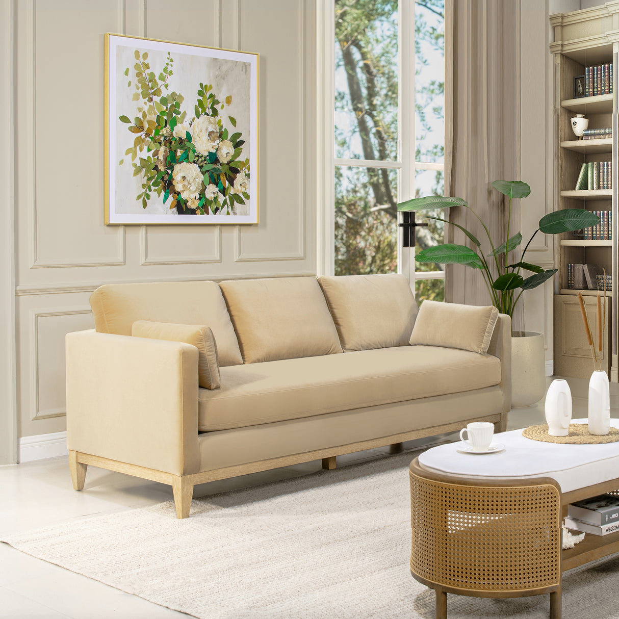 84'-The-Norgrån™-Velvet-Track-Arm-Sofa-Sofas-&-Sectionals