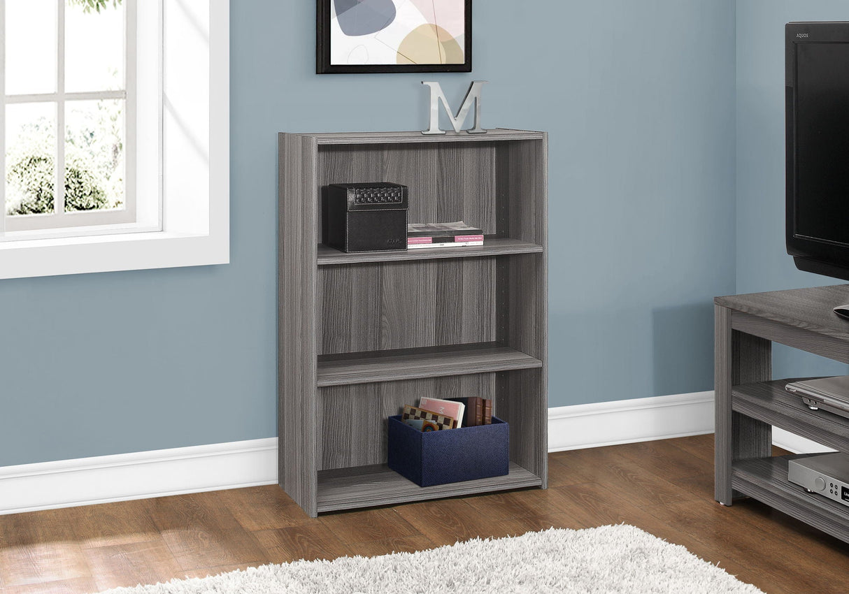 4-Tier Transitional Bookshelf for Office