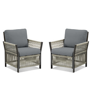 Outdoor Patio Arm Chairs Set of 2
