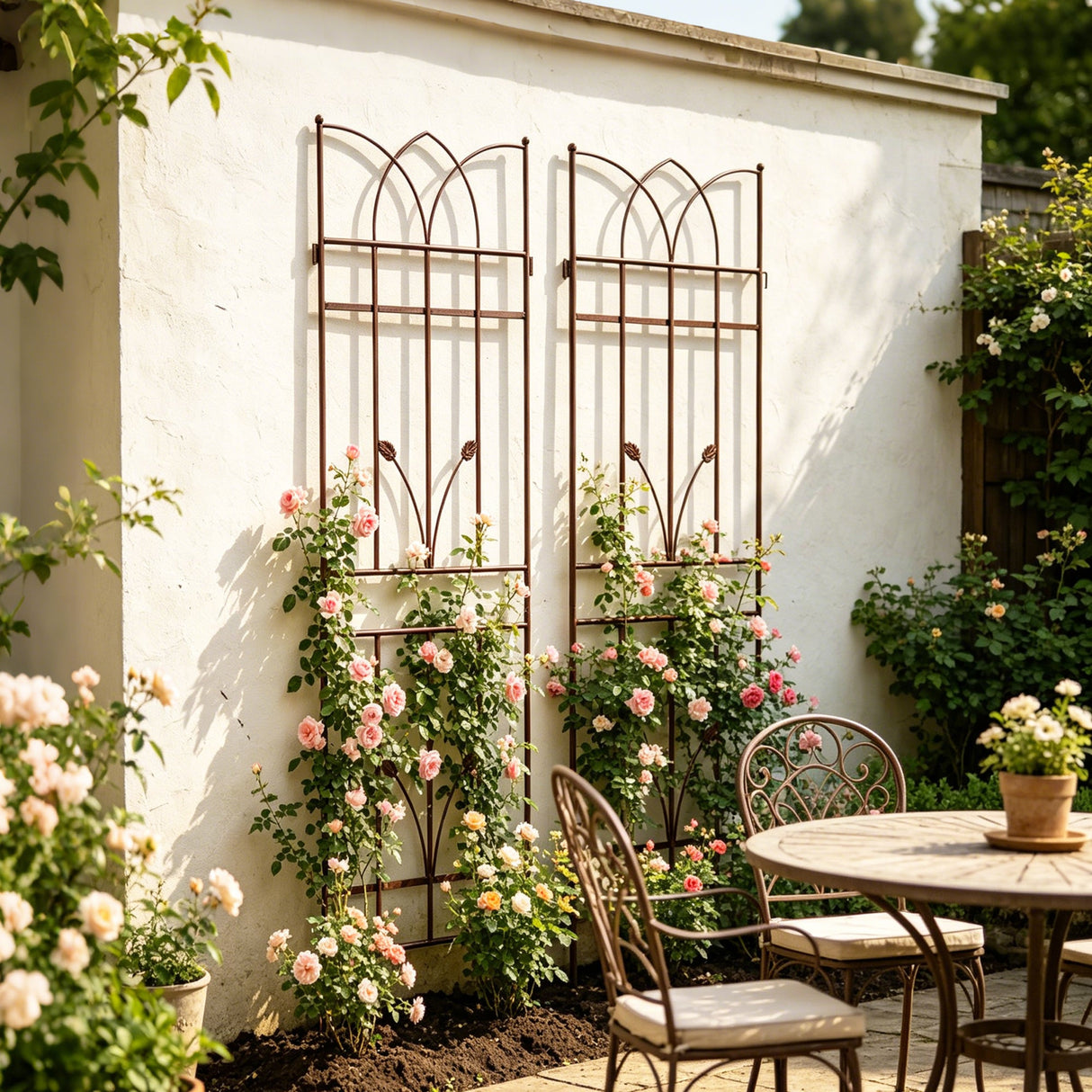 2 Pack Metal Garden Trellis