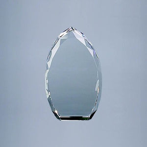 Optic Glass Trophy Point in Clear Color (4.25 in. L x 1.5 in. W x 7 in. H)