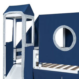 Loft Bed With Tent And Tower