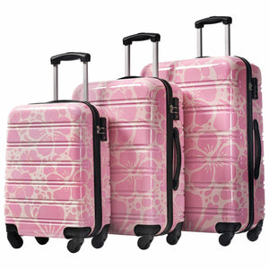 Hardshell Luggage Sets 3 Pcs Spinner Suitcase with TSA Lock