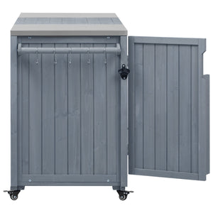 K&K 66.5" Outdoor Kitchen Island for Big Green Egg Grills