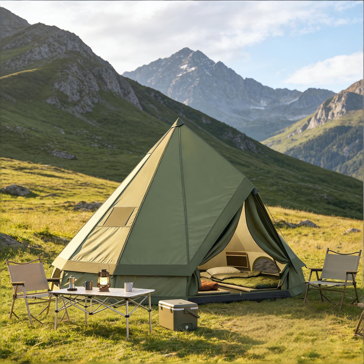 Outdoor Waterproof Teepee Camping Tent