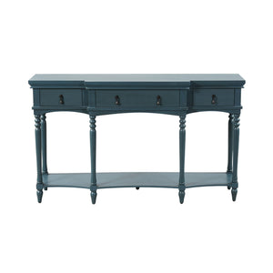 Retro Console Table With 3 Soft Close Drawers