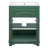 Bathroom Vanity With Integrated Sink, 2 Door Cabinet With Tip Out Drawer