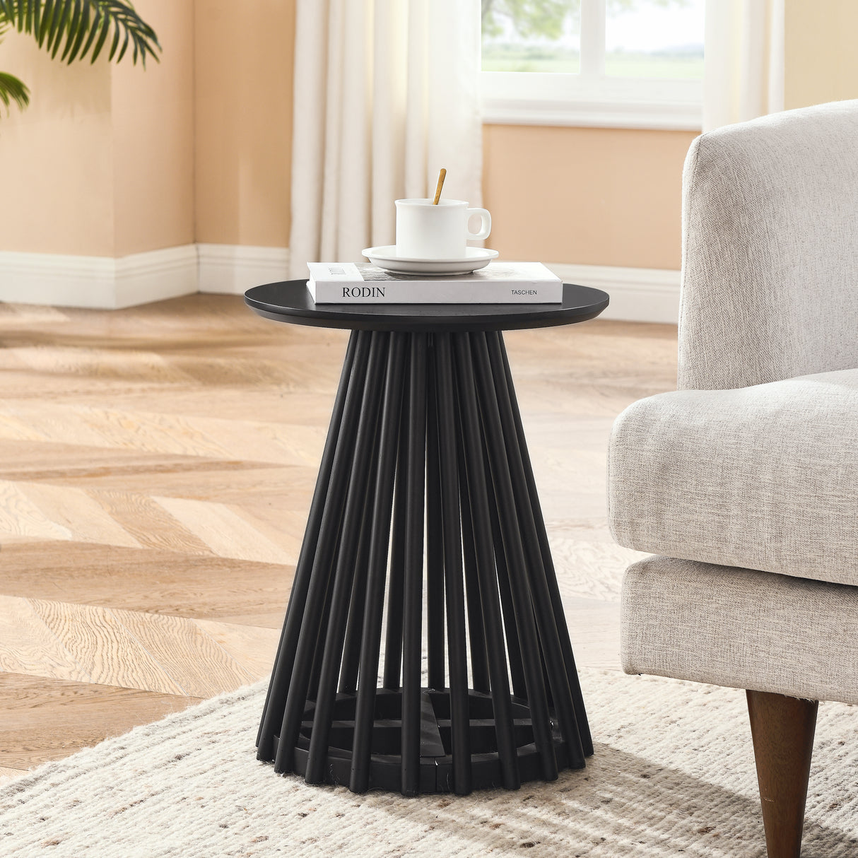 The Elegant Birch Veneer Coffee Table