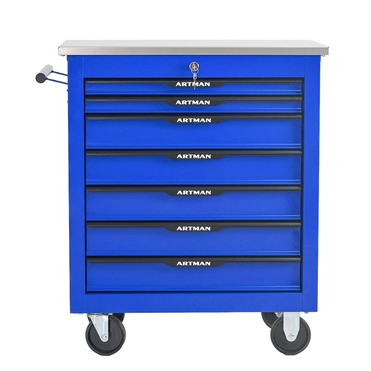 7 Drawers Multifunctional Tool Cart with Wheels
