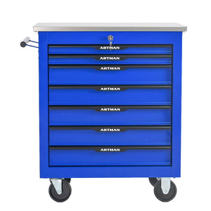 7 Drawers Multifunctional Tool Cart with Wheels