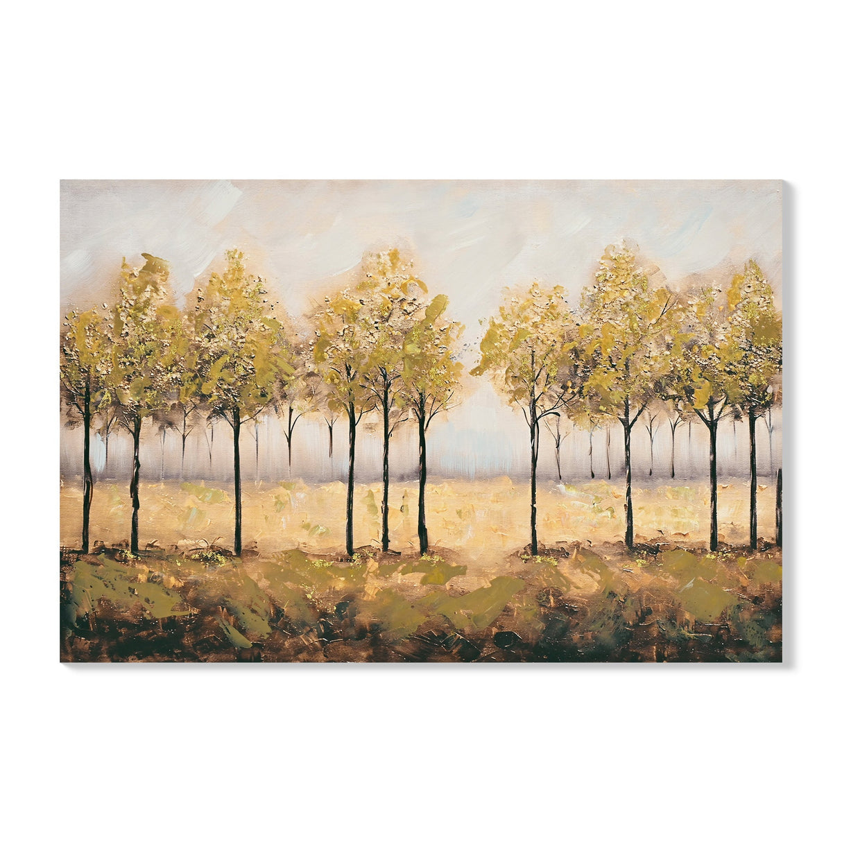 Framed Autumn Embellishments Canvas Wall Art