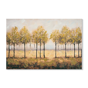 Framed Autumn Embellishments Canvas Wall Art