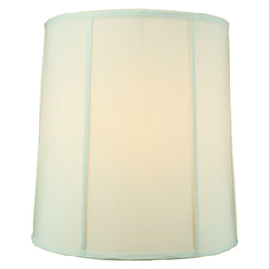 14"x16"x17" Large Drum Lampshade Egg Shell Shantung, Large Cylinder Replacement Lamp Shade for Tall Table Lamps