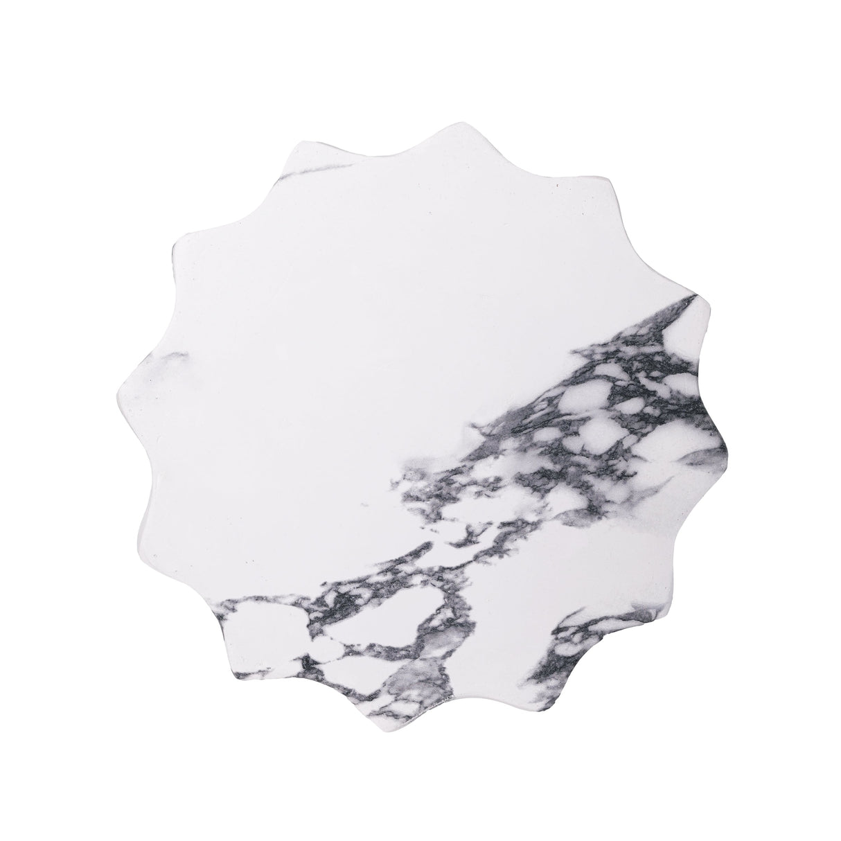 19.29"H Modern Outdoor Concrete Side Table