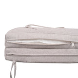 Outdoor Chaise Lounge Chair with Acacia Wood and Adjustable Backrest