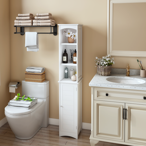 64.17'' Tall Bathroom Storage Cabinet