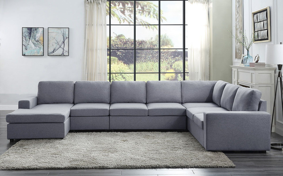 Tifton - 7 Seat Reversible Modular Sectional Sofa Chaise