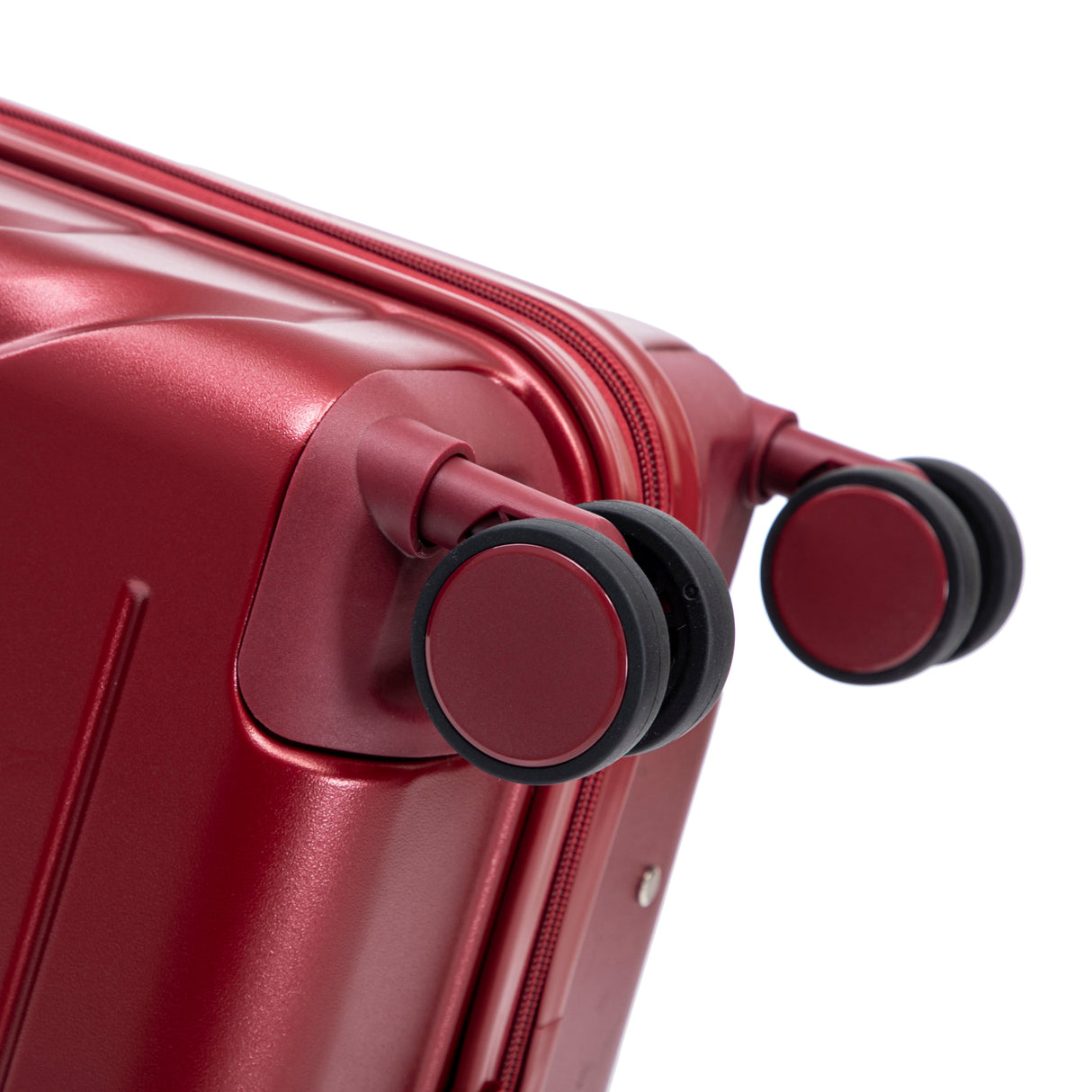 14"/20" 2-Piece ABS Spinner Wheel Luggage Set with Cosmetic Case