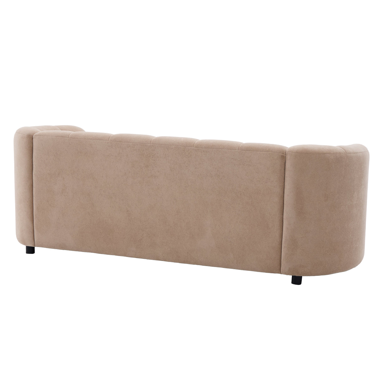 Mirelle 80 in. Modern Curved Velvet Sofa Couch
