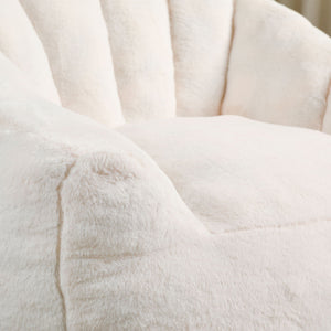 Beanbag Chair, Beanbag Sofa Chair With Armrests Stuffed High Density Foam