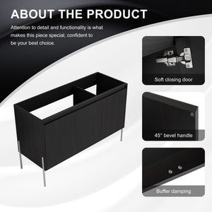 Freestanding Bathroom Vanity & Soft Close Cabinet Doors