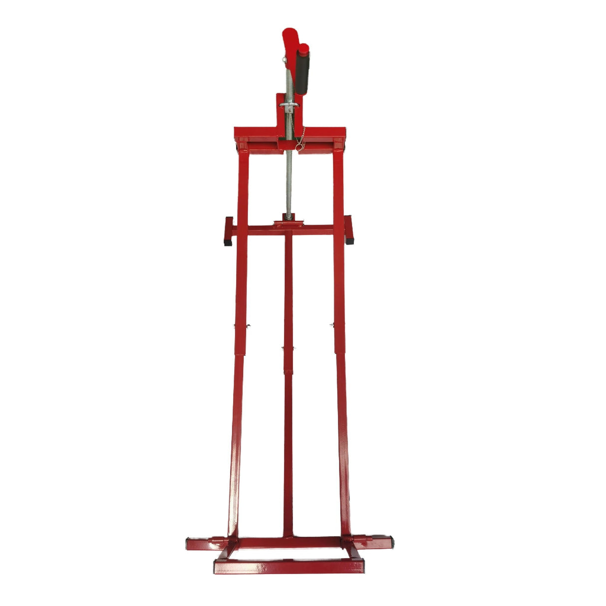 Universal Easy Lawn Mower Lift For Riding Tractors, 800 Lbs Capacity - Red