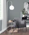 Trombone - Contemporary / Glam Floor Lamp
