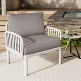 Outdoor Patio Club Chair with Waterproof Thick Cushions and Deep Seating