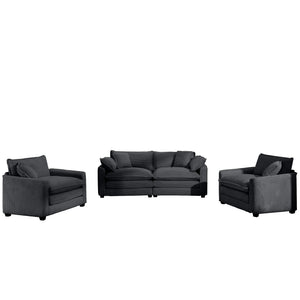 Elegant Oversized Sectional Sofa Set With Deep Seats And Flexible Layout
