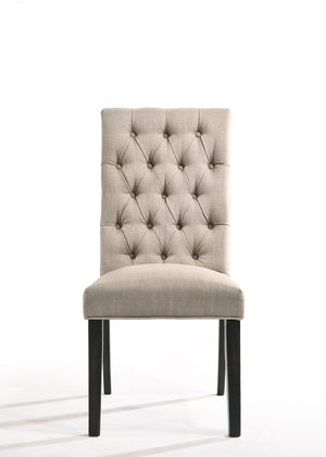 Morland Vintage Side Chair (Set of 2) - Black / Tan