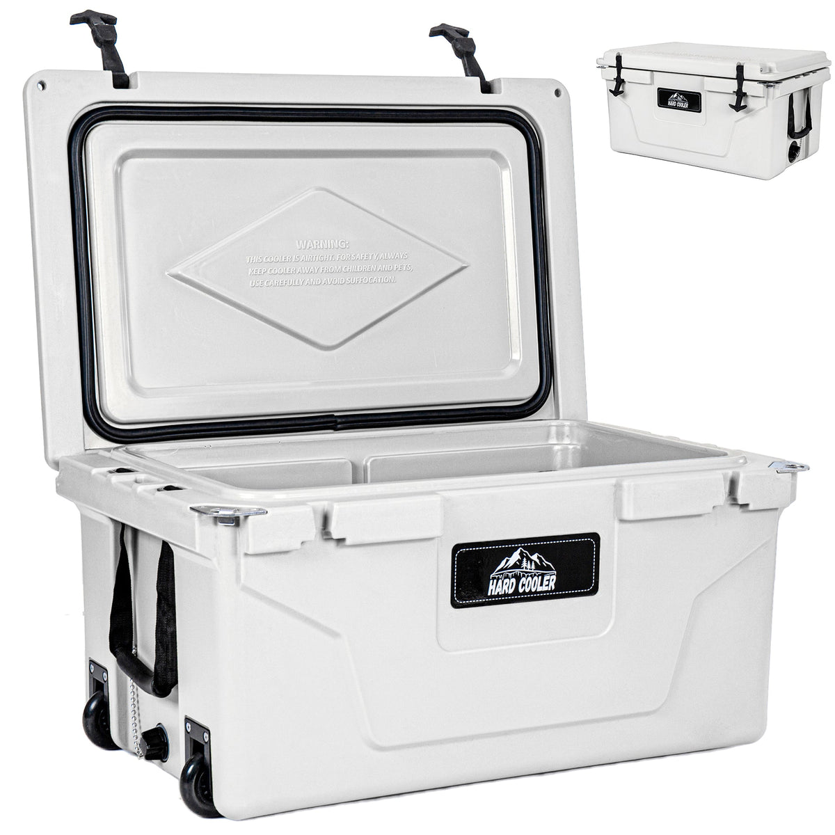 65QT Portable Insulated Cooler Box