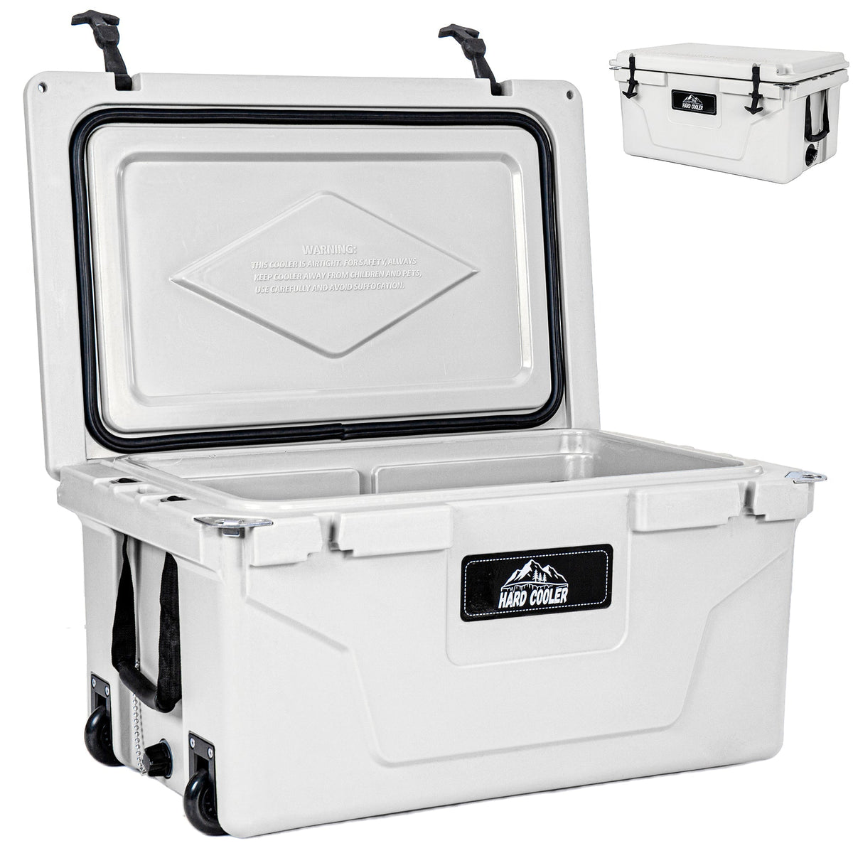 65QT Portable Insulated Cooler Box