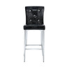 Bar Chairs with Crystal Clasp Design (Set of 2)