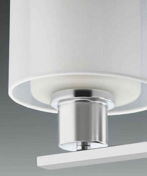 Invite 2-Light 15"w Bath Vanity Light Fixture Brushed Nickel Finish by Progress