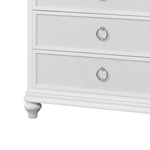 Abigale - 5 Drawer Chest With LED Lighting - White