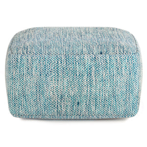 Nate - Handcrafted Square Pouf